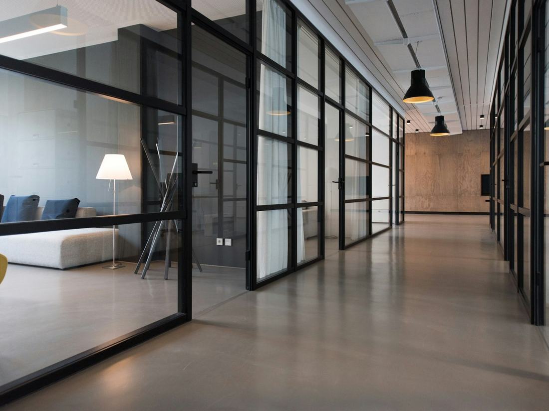 A quiet office where advisers come in